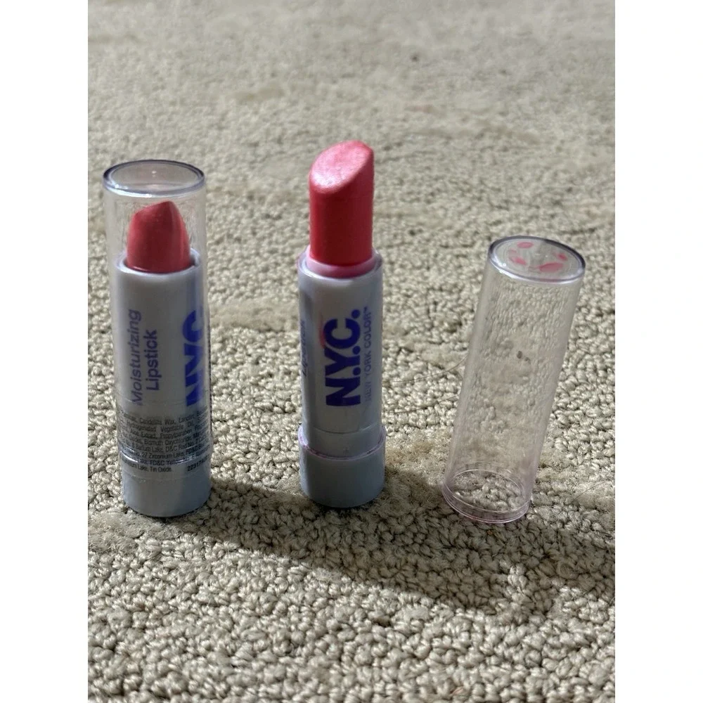 NYC‎ Lipstick Moisturizing 317A Discontinued. Pink  Lot Of 2 Read Description